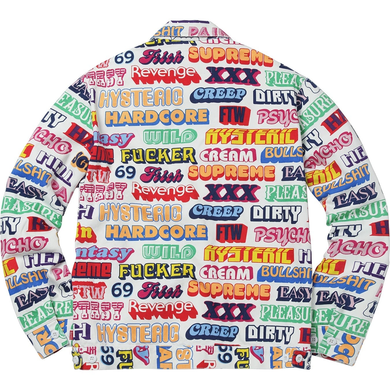 Supreme/HYSTERIC GLAMOUR Text Work Jacket view 3